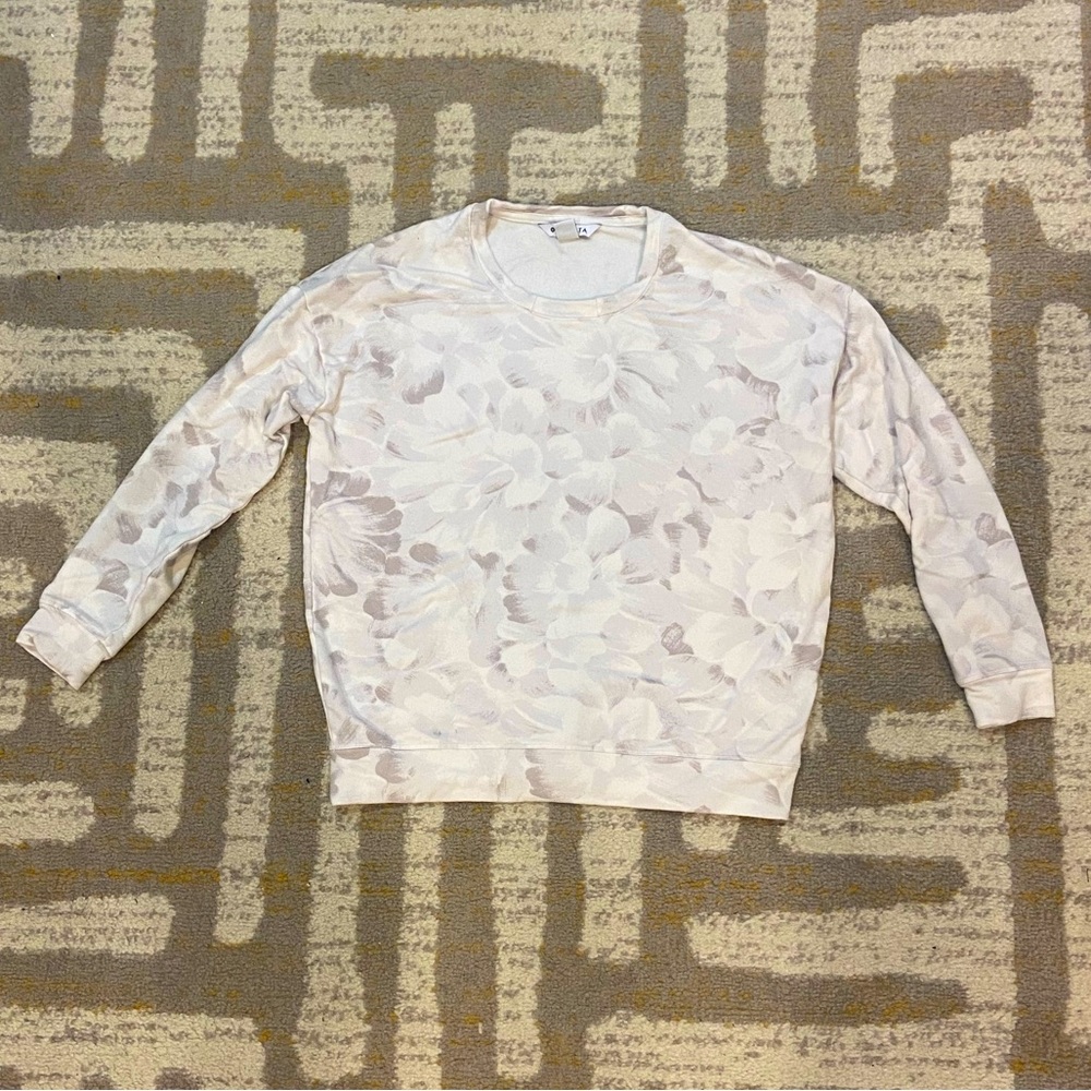 Athleta floral sweatshirt